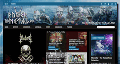 Desktop Screenshot of powerofmetal.dk